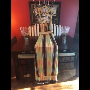Banana Republic Striped Maxi Dress